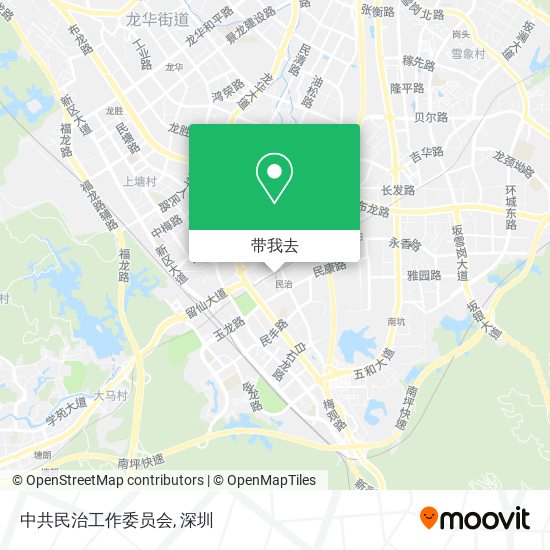 中共民治工作委员会地图