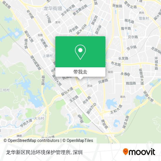 龙华新区民治环境保护管理所地图