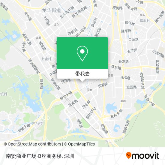 南贤商业广场-B座商务楼地图