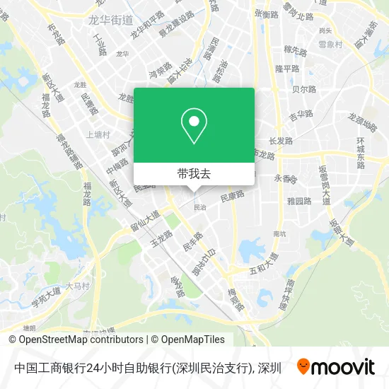 中国工商银行24小时自助银行(深圳民治支行)地图