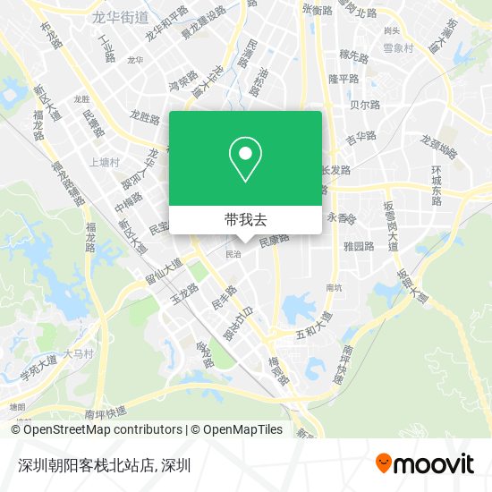 深圳朝阳客栈北站店地图