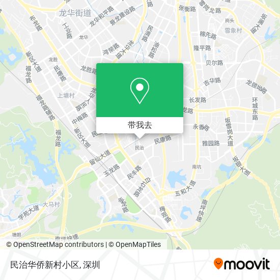民治华侨新村小区地图