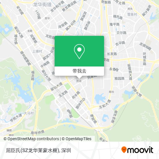 屈臣氏(SZ龙华莱蒙水榭)地图