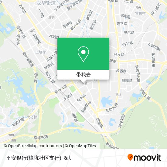 平安银行(樟坑社区支行)地图