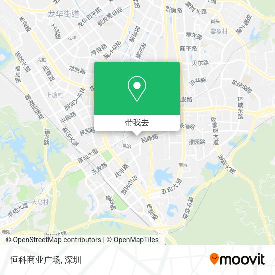 恒科商业广场地图