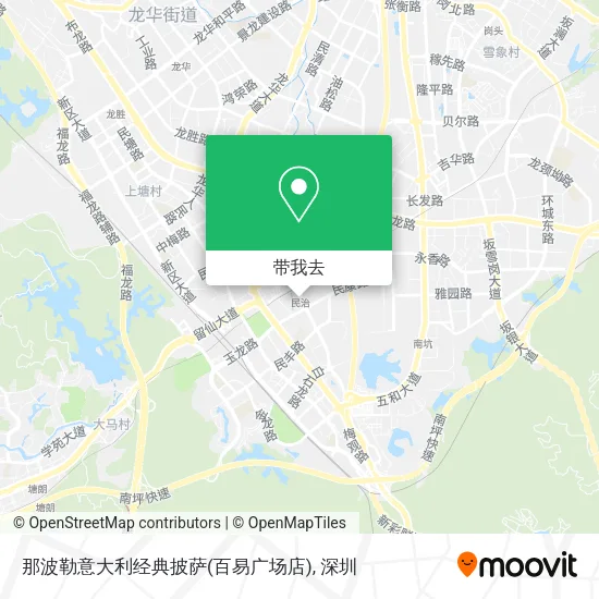 那波勒意大利经典披萨(百易广场店)地图