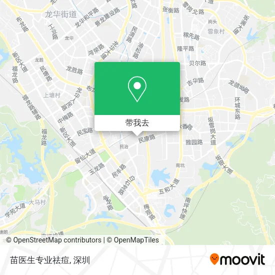苗医生专业祛痘地图