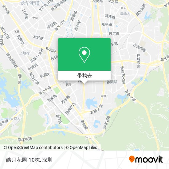 皓月花园-10栋地图