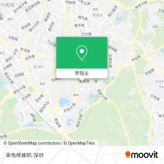 家电维修部地图