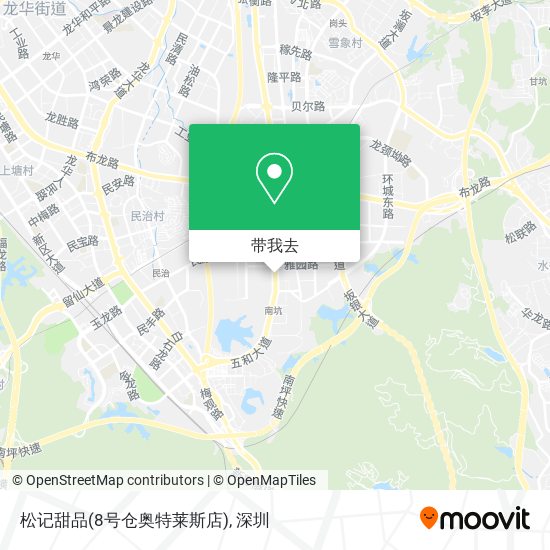 松记甜品(8号仓奥特莱斯店)地图