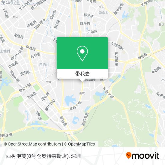 西树泡芙(8号仓奥特莱斯店)地图