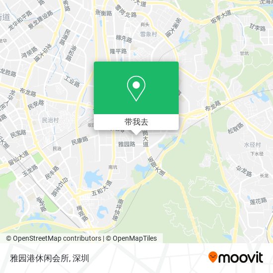 雅园港休闲会所地图