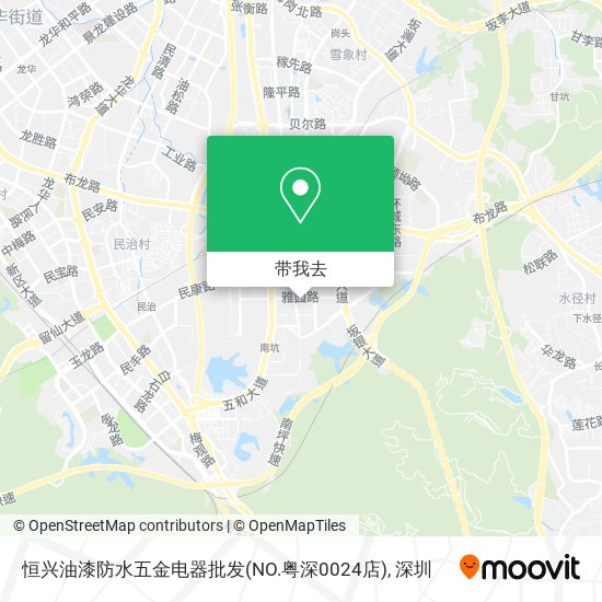 恒兴油漆防水五金电器批发(NO.粤深0024店)地图