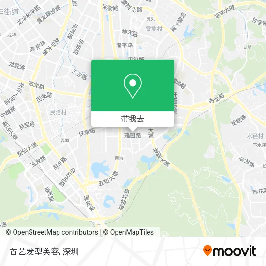 首艺发型美容地图