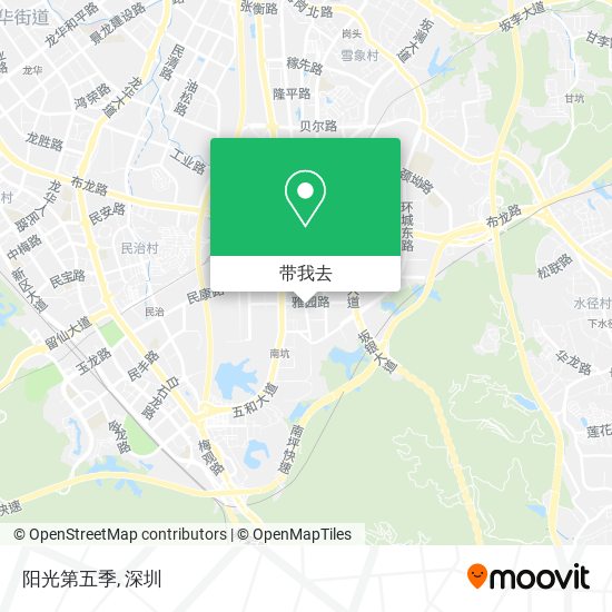 阳光第五季地图