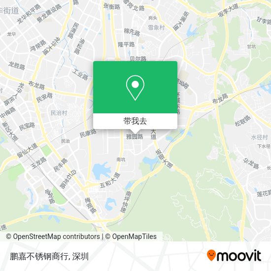 鹏嘉不锈钢商行地图