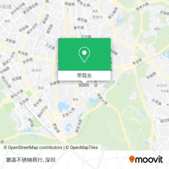 鹏嘉不锈钢商行地图