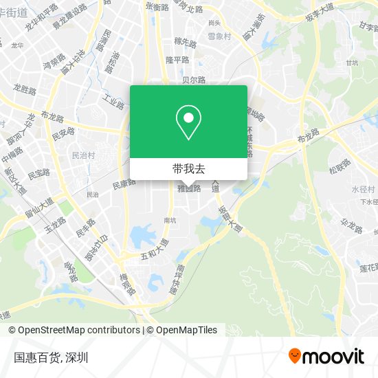 国惠百货地图