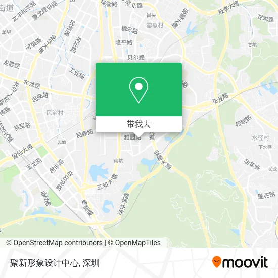 聚新形象设计中心地图