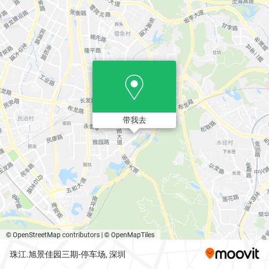 珠江.旭景佳园三期-停车场地图
