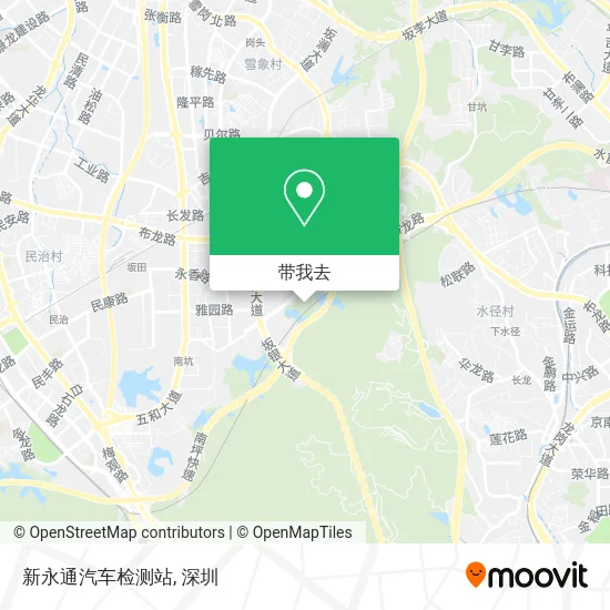 新永通汽车检测站地图