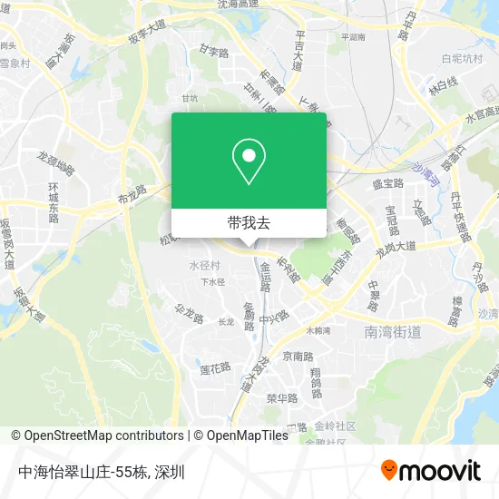 中海怡翠山庄-55栋地图