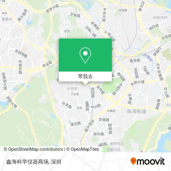 鑫海科学仪器商场地图