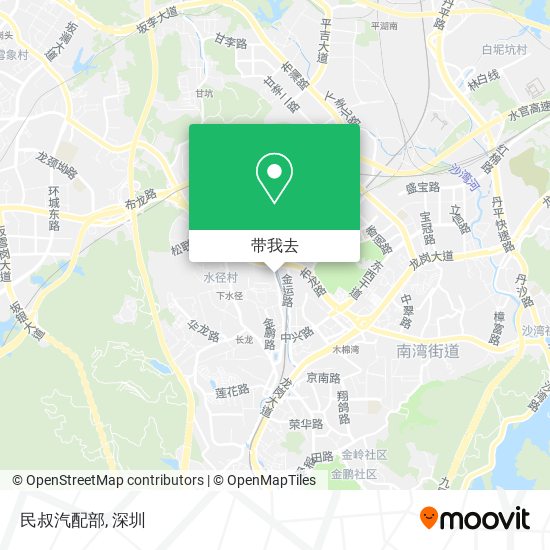 民叔汽配部地图