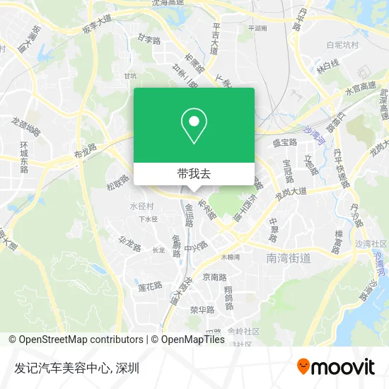 发记汽车美容中心地图