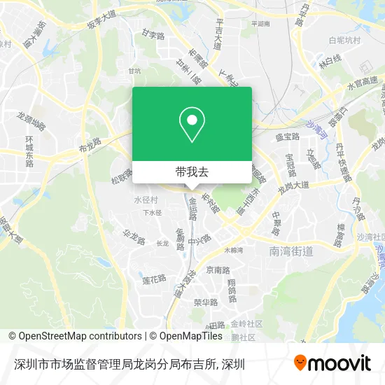 深圳市市场监督管理局龙岗分局布吉所地图