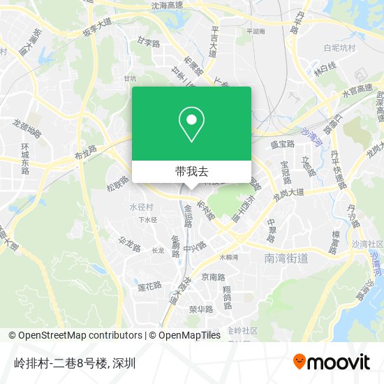 岭排村-二巷8号楼地图