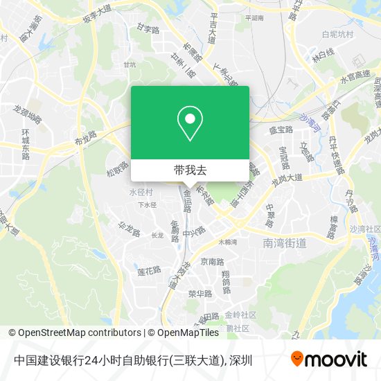 中国建设银行24小时自助银行(三联大道)地图