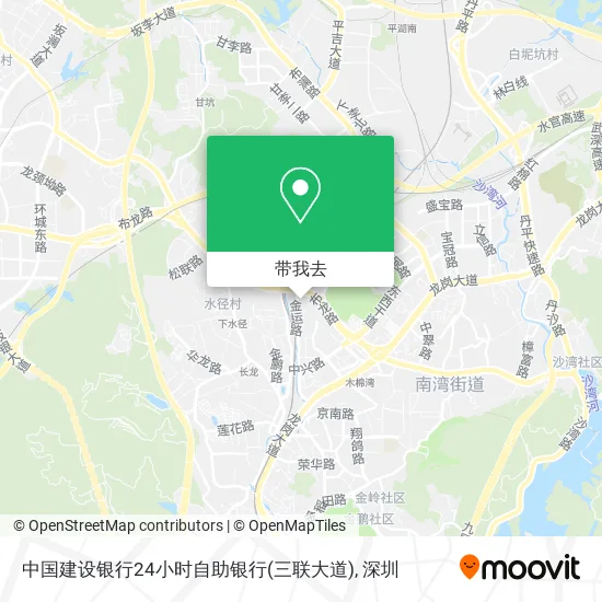 中国建设银行24小时自助银行(三联大道)地图
