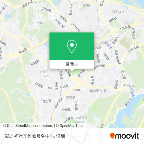 凯之福汽车维修服务中心地图