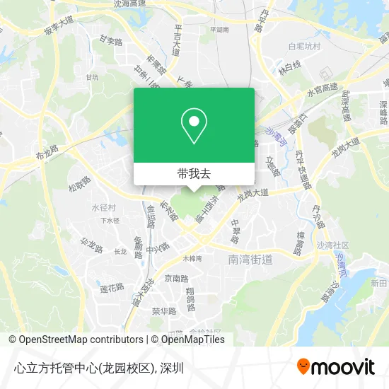 心立方托管中心(龙园校区)地图