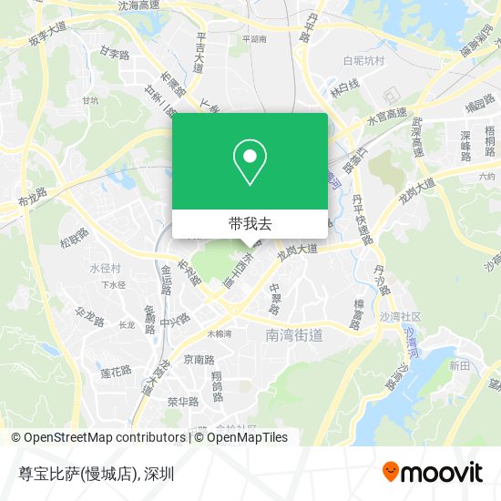 尊宝比萨(慢城店)地图