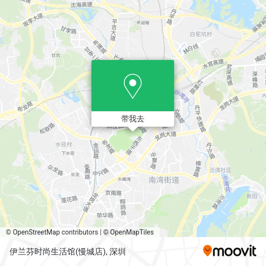 伊兰芬时尚生活馆(慢城店)地图