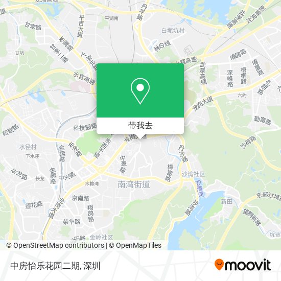 中房怡乐花园二期地图