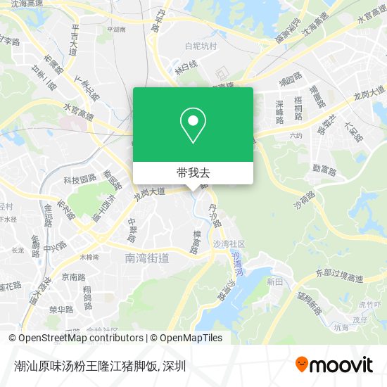 潮汕原味汤粉王隆江猪脚饭地图