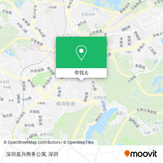 深圳嘉兴商务公寓地图