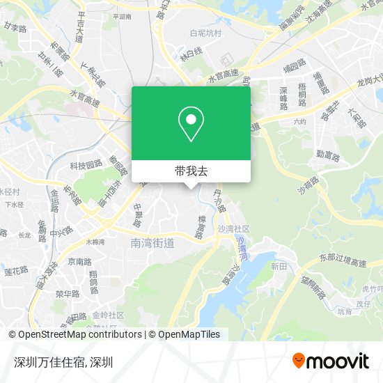 深圳万佳住宿地图