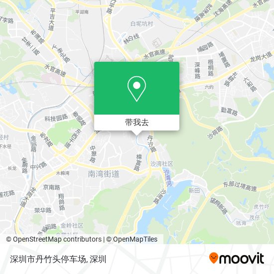 深圳市丹竹头停车场地图
