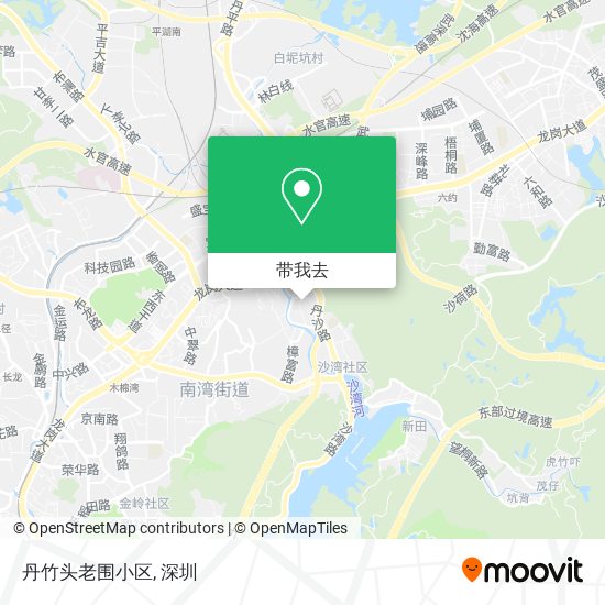 丹竹头老围小区地图