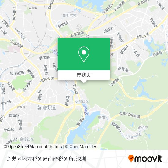 龙岗区地方税务局南湾税务所地图