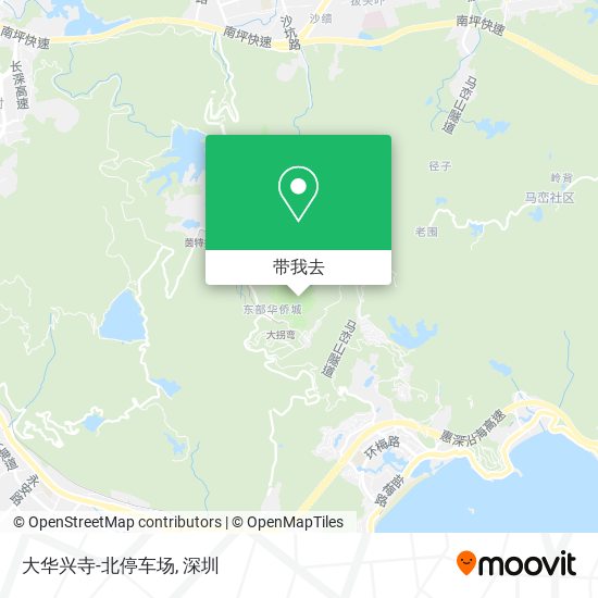 大华兴寺-北停车场地图