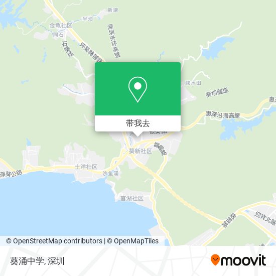 葵涌中学地图