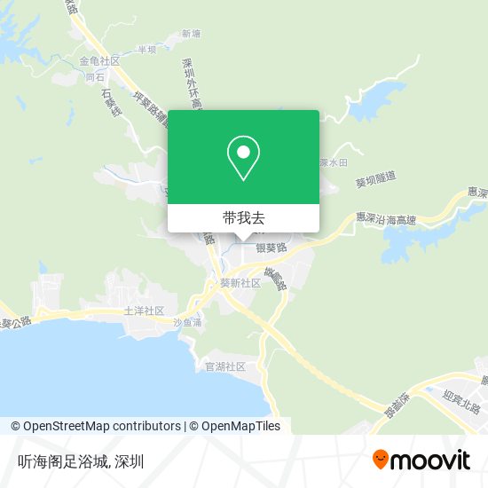 听海阁足浴城地图