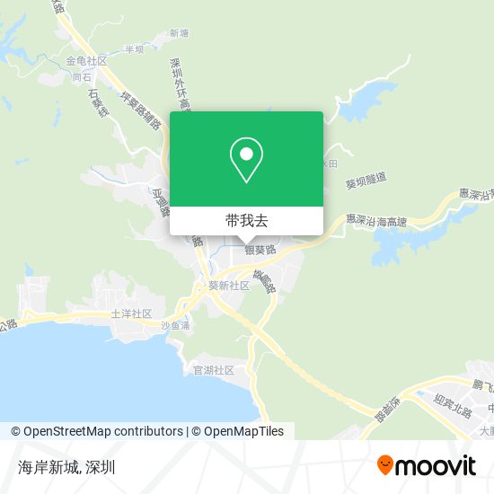 海岸新城地图