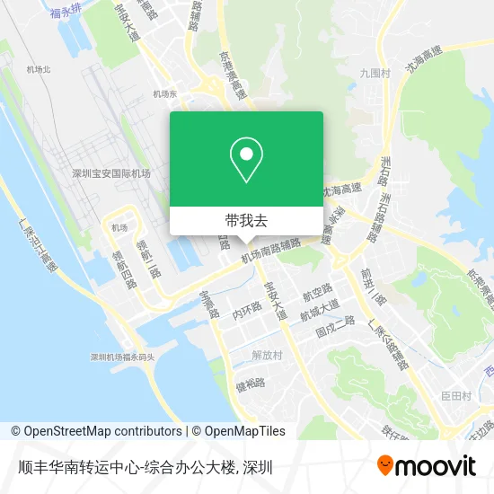 顺丰华南转运中心-综合办公大楼地图