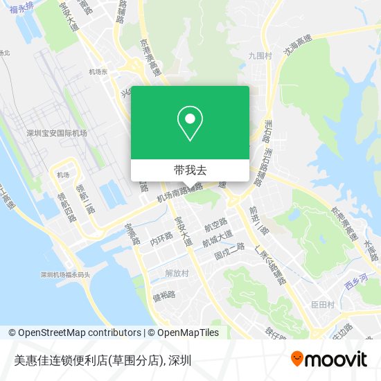 美惠佳连锁便利店(草围分店)地图